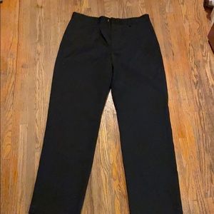 Black Flat front Banana Republic Dress Pants